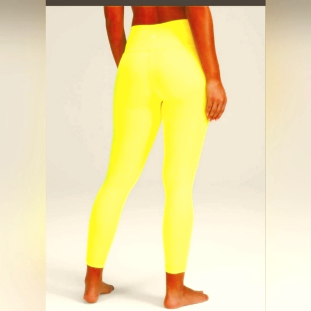lululemon athletica Bright Yellow Leggings